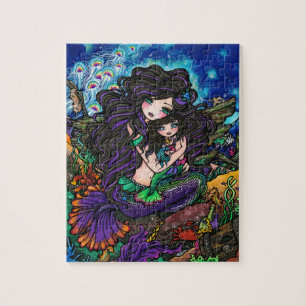 Rompecabezas marino del arte de la fantasía de la