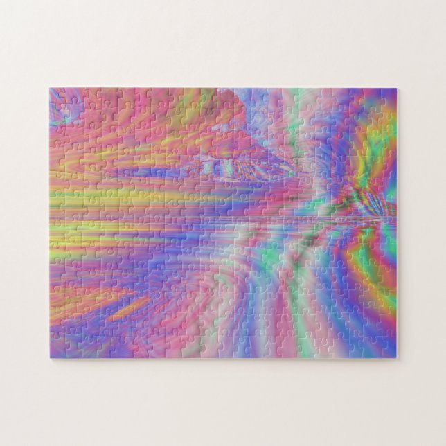 Rompecabezas mezclado de la pintura (Horizontal)