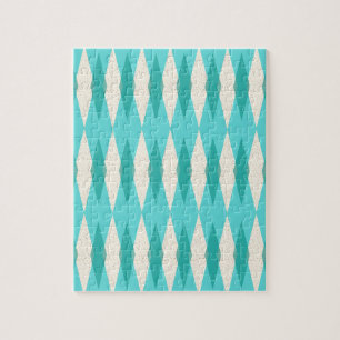 Rompecabezas moderno de Argyle de mediados del sig