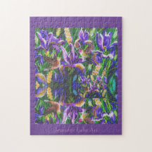 Rompecabezas Morado Colibrí