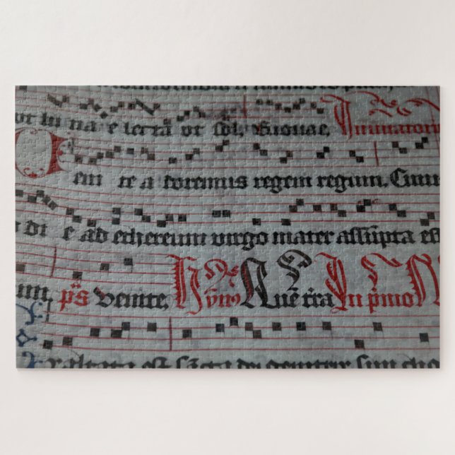 rompecabezas musicales de la edad media (Horizontal)