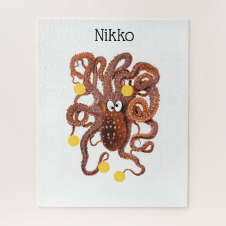 Rompecabezas Naranjas Octopus