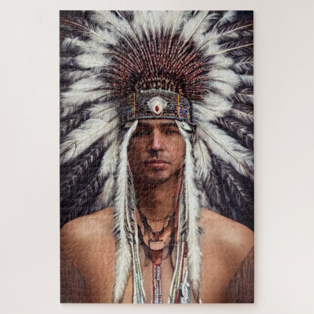 Rompecabezas nativos de Ojibwa (Vertical)