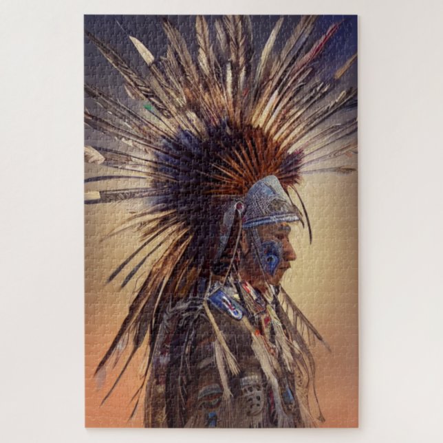 Rompecabezas nativos de Ojibwe (Vertical)