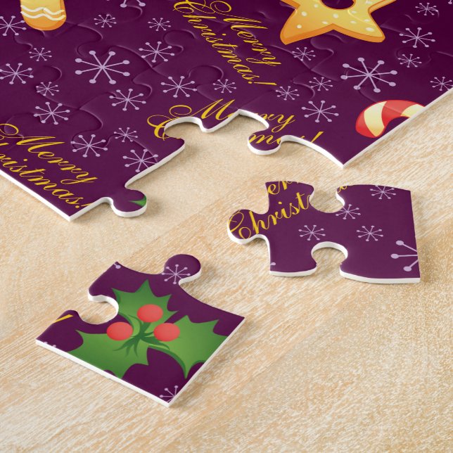 Rompecabezas navideño (Lado)