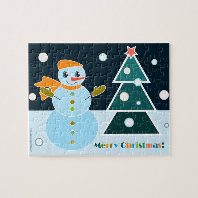 Rompecabezas navideño (Horizontal)