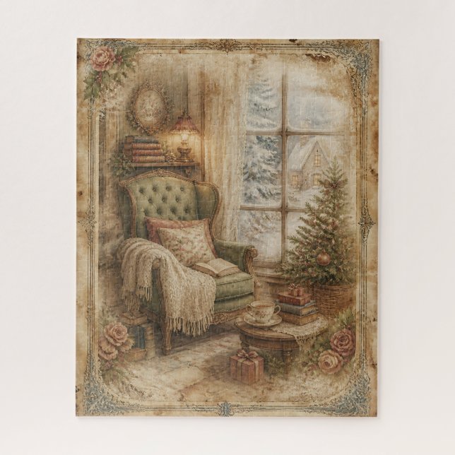 Rompecabezas Navideño Vintage (Vertical)