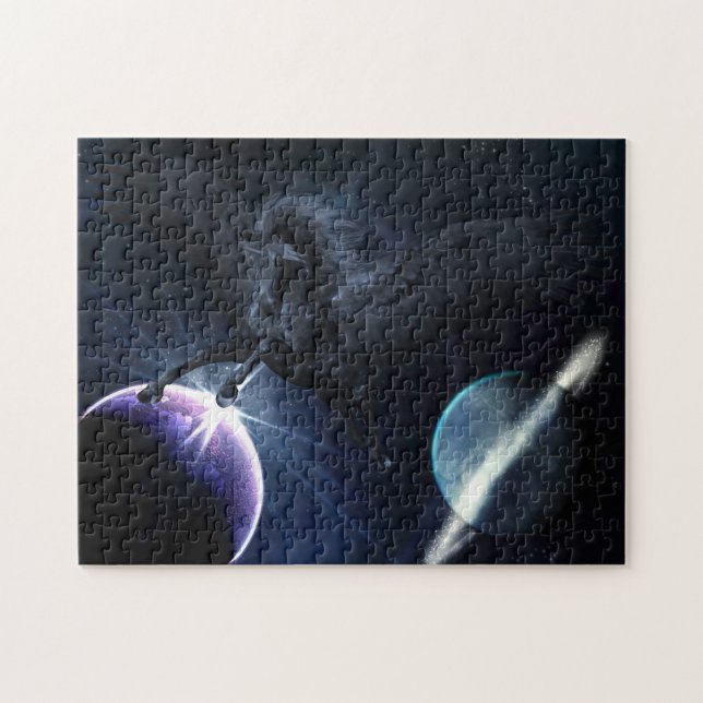 rompecabezas negro de Pegasus (Horizontal)