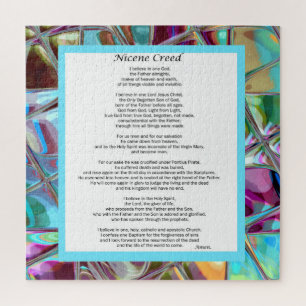Rompecabezas Nicene Creed Declaración Cristiana de