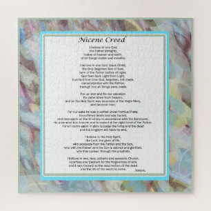 Rompecabezas Nicene Creed Declaración Cristiana de
