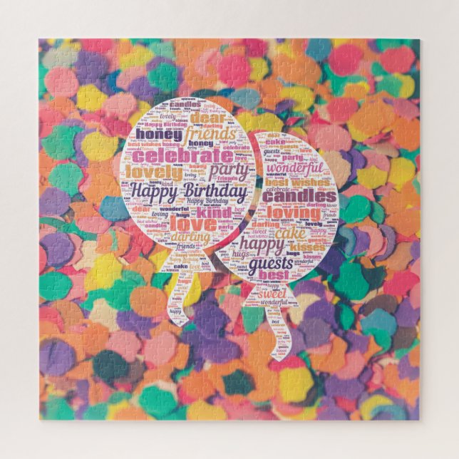 Rompecabezas - Nube de palabras (Vertical)