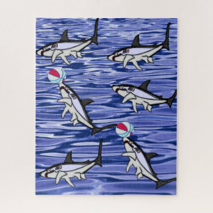 Rompecabezas Ocean Blue Sharks