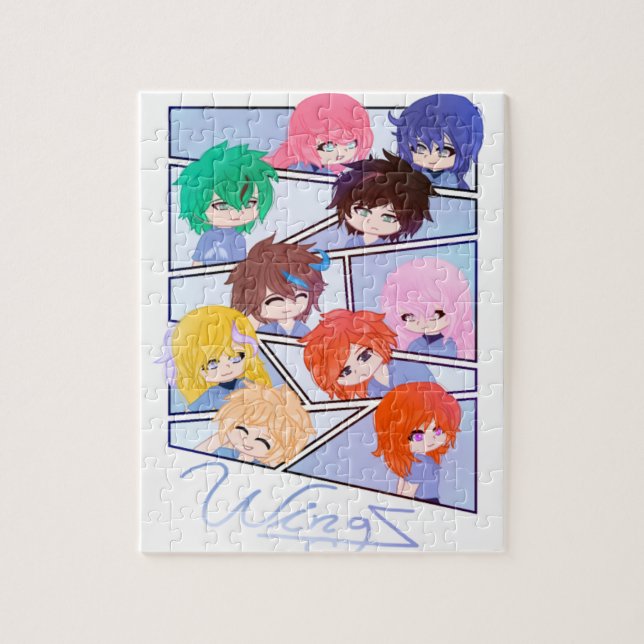 Rompecabezas oficial de múltiples personajes de Wi (Vertical)