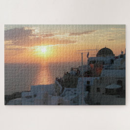 Rompecabezas paisajístico: Santorini Sunset