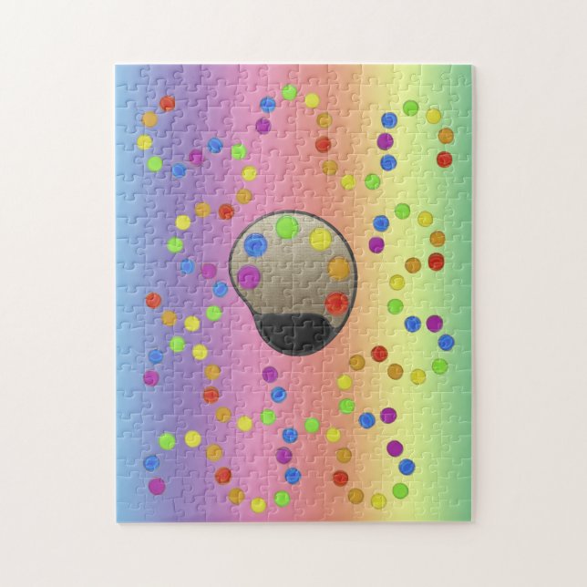 Rompecabezas - Paleta de pintura (Vertical)