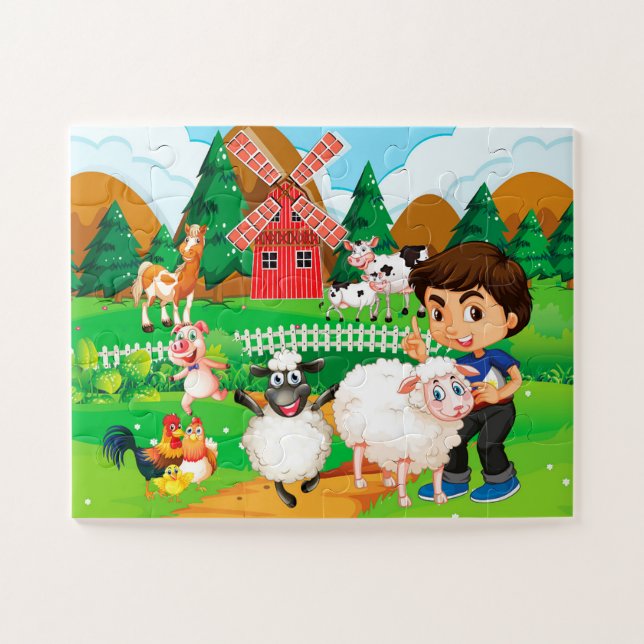 Rompecabezas Para Los Niños (Horizontal)