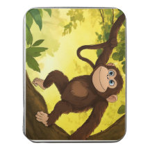 rompecabezas para los niños - mono en un árbol