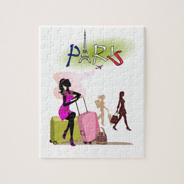 Rompecabezas París Francia vacaciones (Vertical)