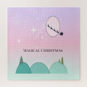 Rompecabezas Pastel de Navidad Iluminada por la Lu