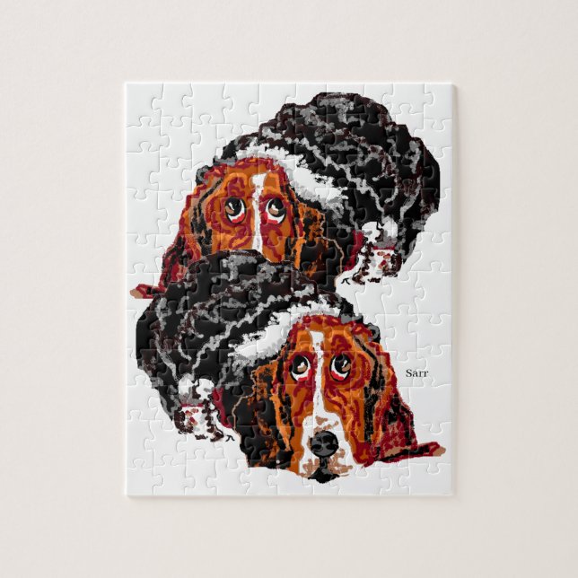 Rompecabezas : PERRO BASSET HOUND (Vertical)