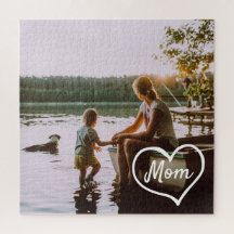 Rompecabezas personalizado con foto de familia con