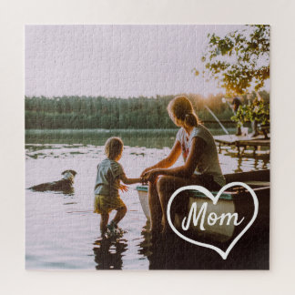 Rompecabezas personalizado con foto de familia con