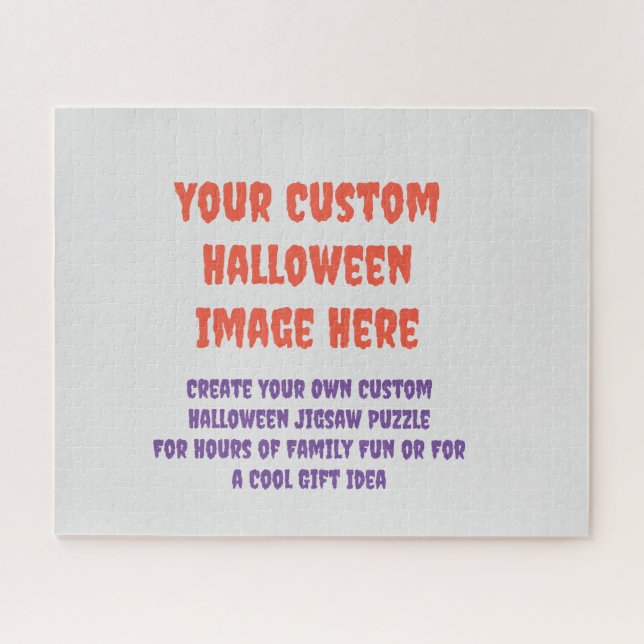 Rompecabezas personalizado, crea tu propia Hallowe (Horizontal)