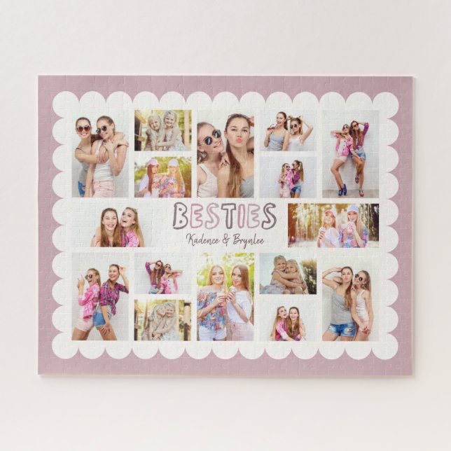 Rompecabezas personalizado de 16 fotos para mejore (Horizontal)