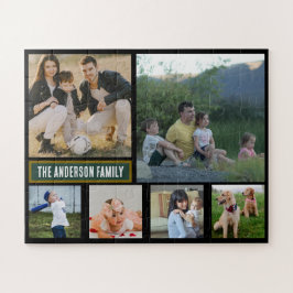 Rompecabezas Personalizado de 6 Fotos con el Apell
