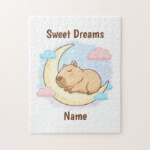 Rompecabezas personalizado de capibara de Dulces S