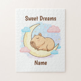 Rompecabezas personalizado de capibara de Dulces S