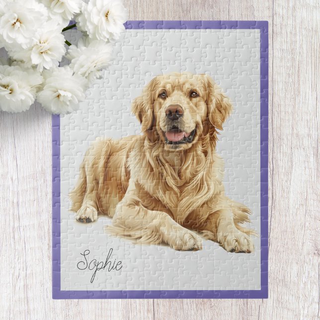 Rompecabezas personalizado de Golden Retriever (Subido por el creador)