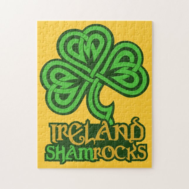 Rompecabezas personalizado de Irlanda (Vertical)