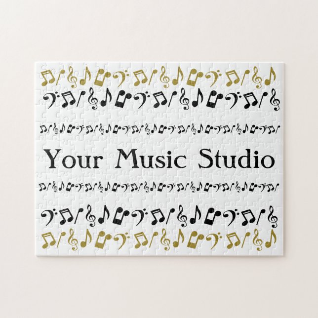 Rompecabezas personalizado de la música (Horizontal)