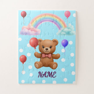 Rompecabezas personalizado de osito de peluche con