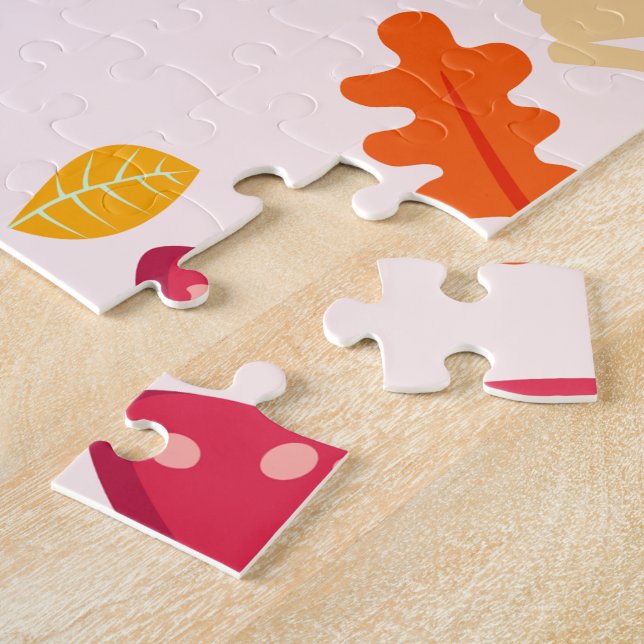 Rompecabezas personalizado de otoño (Lado)
