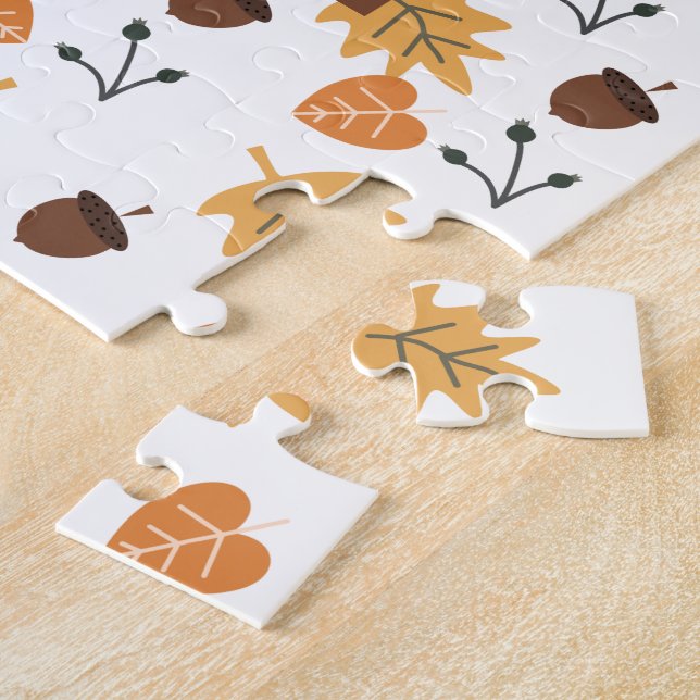 Rompecabezas personalizado de otoño (Lado)