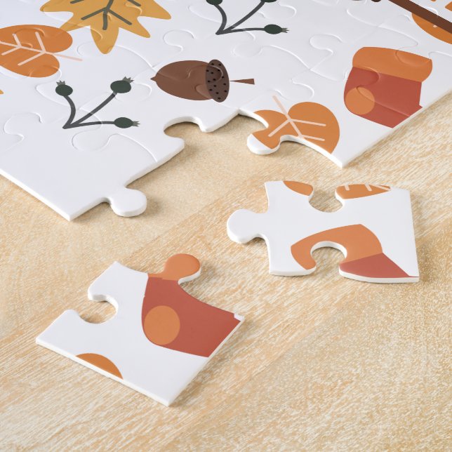 Rompecabezas personalizado de otoño (Lado)