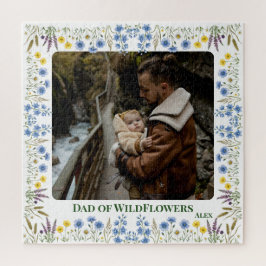 Rompecabezas personalizado de padre e hija con fot