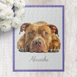 Rompecabezas personalizado de Pitbull