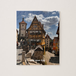 Rompecabezas personalizado de Rothenburg, Alemania