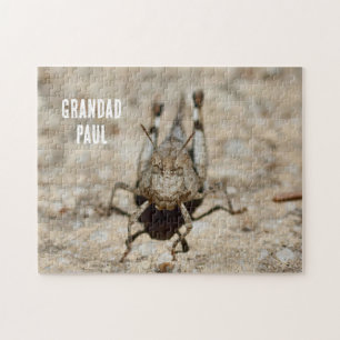 Rompecabezas personalizado de saltamontes Foto