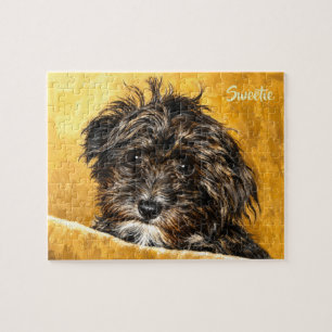 Rompecabezas personalizado de Schnoodle 8x10