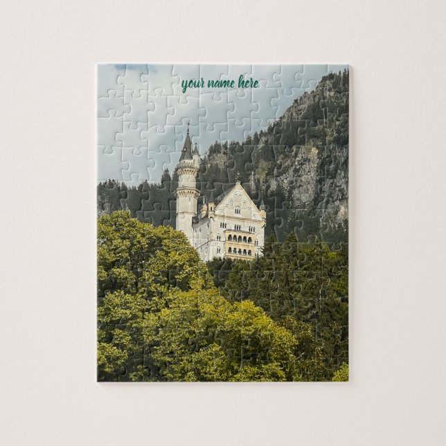 Rompecabezas personalizado del castillo de Neuschw (Vertical)