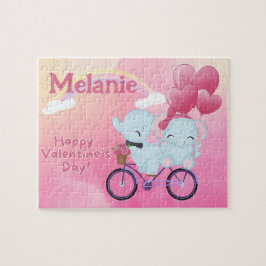 Rompecabezas personalizado del Día de San Valentín