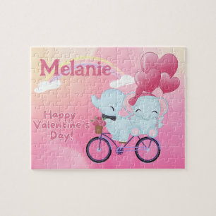 Rompecabezas personalizado del Día de San Valentín