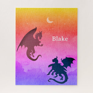 Rompecabezas personalizado: dragones negros voland