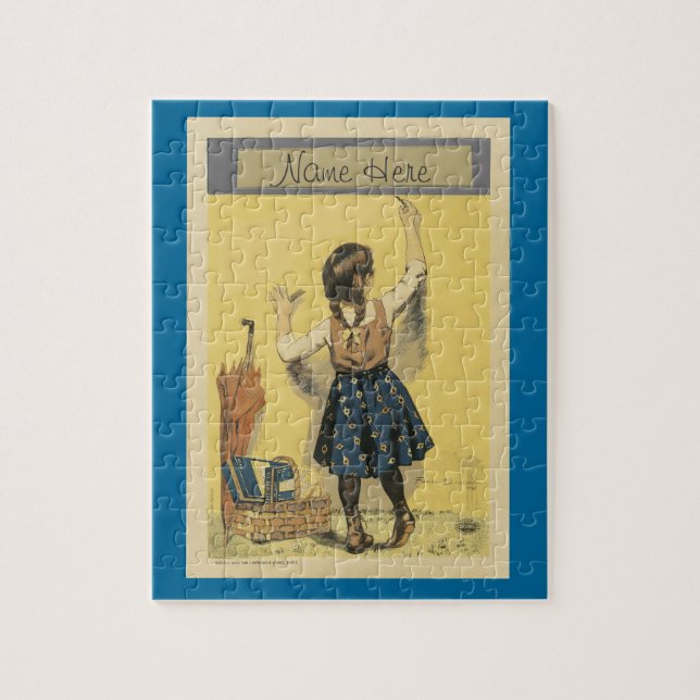 Rompecabezas personalizado - Escritura Chica en la (Vertical)