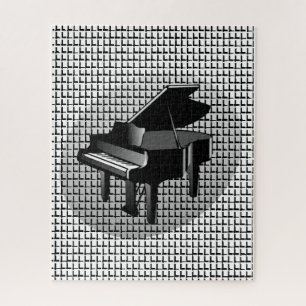 Rompecabezas Piano Negro
