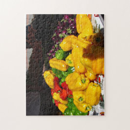 Rompecabezas - Pimientos de colores vivos
